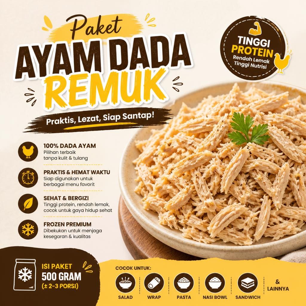 Paket Ayam Dada Remuk